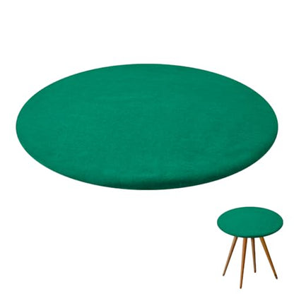 arricraft Felt Card Table Game Cover, Round Tablecloth Table Protector for Card Games Mahjong Board Games - color: Green