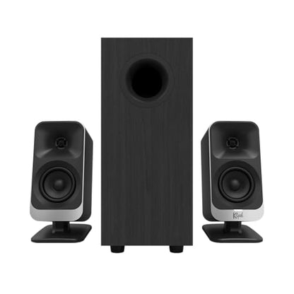 Klipsch ProMedia Lumina 2.1 컴퓨터 게이밍 시스템, 서브 우퍼 및 RGB 조명 효과 내장