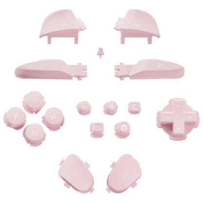 eXtremeRate DIY Replacement Full Set Buttons for Nintendo Switch 2 Pro Controller, Custom ABXY Dpad + - Home Capture Power L R ZR ZL Triggers Sync GL GR Buttons for Switch 2 Pro - Cherry Blossoms Pink - color: Cherry Blossoms Pink