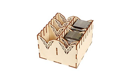The Broken Token Game Organizer Compatible with The Lord of The Rings: Spreading War Expansion - Wooden Game Organizing Box with Multiple Trays and Dividers - style: Spreading War Expansion
