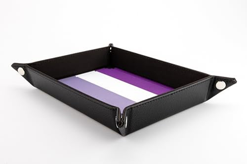 FanRoll Pride Dice Tray – Asexual - color: Asexual