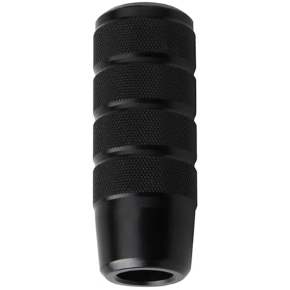 Osilly 3.74 Inch Aluminum Shift Knob with 3 Threaded Adapters, Black | aluminum alloy construction, ergonomic extended grip, supplied adapters, for manual and select automatic cars, interior parts - color: Black