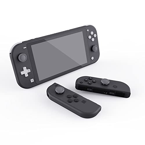 eXtremeRate PlayVital Switch Thumb Grip Caps, Joystick Caps for Nintendo Switch Lite, Silicone Analog Cover Thumbstick Grips for Switch OLED Joycon - Gray - color: Gray