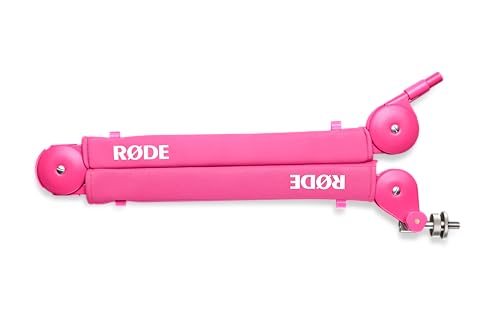 RØDE PSA1+ Professional Studio Arm with Spring Damping and Cable Management (Pink) | Parallelogram Spring Arm, Silent, Fully-Damped Springs, Supports 94g-1.2kg, Integrated USB and Xlr Cable Management - color: Pink, style: PSA1+