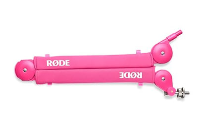 RØDE PSA1+ Professional Studio Arm with Spring Damping and Cable Management (Pink) | Parallelogram Spring Arm, Silent, Fully-Damped Springs, Supports 94g-1.2kg, Integrated USB and Xlr Cable Management - color: Pink, style: PSA1+