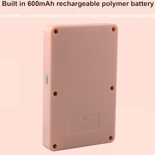 16 Bit Handheld Video Game Console for Kids Adults，2.8-inch Super Wide Lcb Preloaded 100 HD Handheld Game Console Seniors Electronic Game Player Birthday Present Xmas (Pink) - color: Pink