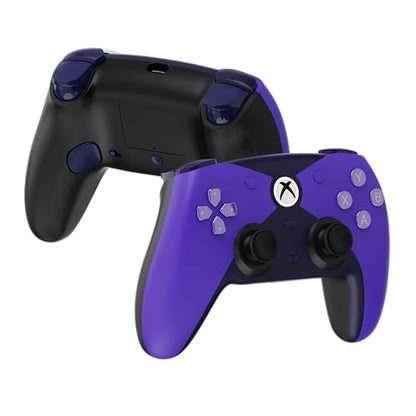 Hyperkin The Competitor Wired Controller for XBOX Series X|S, XBOX One & PC with Hall Effect Joysticks & Impulse Triggers; Symmetrical Layout & Precision D-Pad - Officially Licensed XBOX - Murasaki - color: 퍼플.