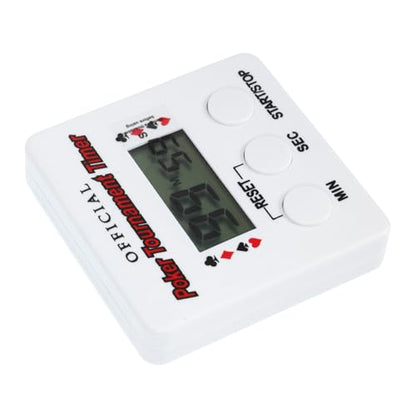HANABASS and Break Resistance Poker Timer Digital Countdown Timer Pause Button for Poker Night Party