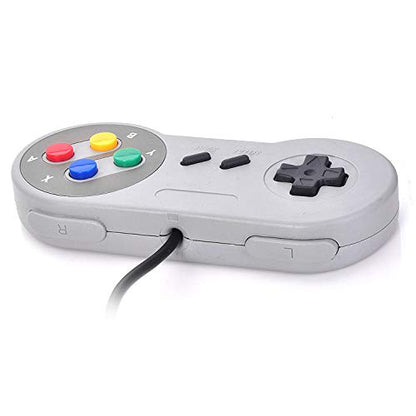 TOOPONE 2 Pack Retro USB Controller Gamepad Joystick, USB PC Super Classic Controller Joypad Gamestick for Windows PC MAC Linux Raspberry Pi 3 Sega Genesis Higan