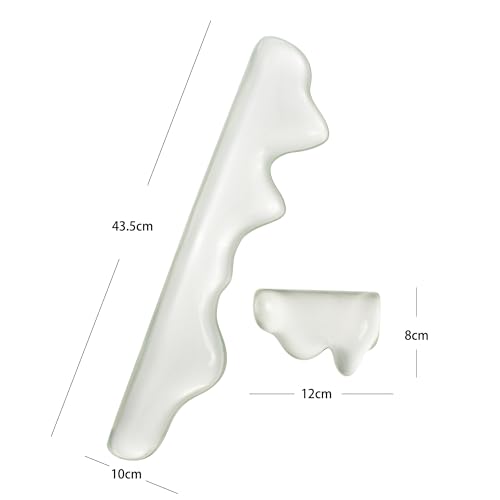Ergonomic Gel Wrist Rest for Keyboard and Mouse, Wrist Rest Set, Cute Silicone Wrist Rest for Computer Keyboard 60%/68%/75% (Green) - color: Green