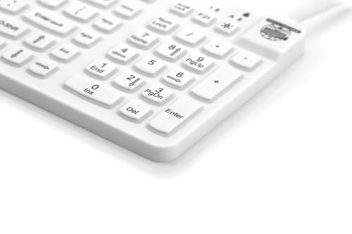 Man & Machine Really Cool Keyboard, Sealed Waterproof - White - color: White