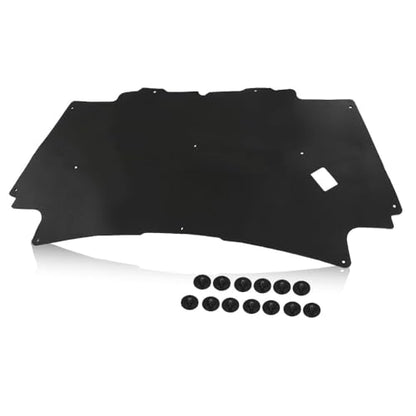 PIT66 Hood Insulation Pad with Clips Compatible with Dodge Ram 1500 Gas 2002-2008, Not for Diesel - style: 2002-2008 Dodge Ram 1500