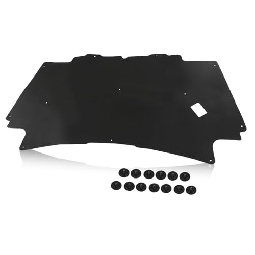 PIT66 Hood Insulation Pad with Clips Compatible with Dodge Ram 1500 Gas 2002-2008, Not for Diesel - style: 2002-2008 Dodge Ram 1500