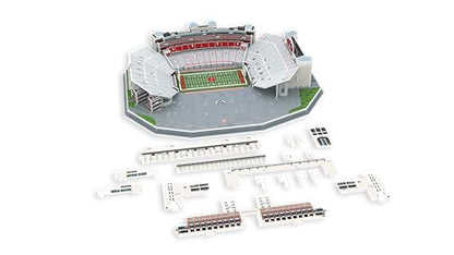 Pro-Lion 3D Jigsaw Puzzle of Nebraska Memorial Stadium – 162 Pieces | Nebraska Huskers College Football Model | NCAA Football Stadium Building Kit | Creative Gift for Men, Boys & Kids Aged 8+ - style: Nebraska Huskers