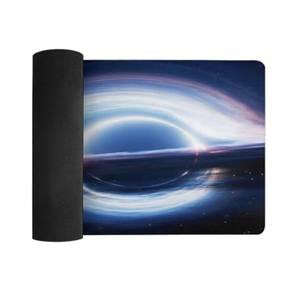 Gaming Mouse Pad, Interstellar Black Hole Mouse Pad 11.8x23.6 Inch Large Extended Computer Mouse Mat Keyboard Full Desk Mousepad for Gaming, Office, Home - color: Style-9, size: 11.8 x23.6-Inch