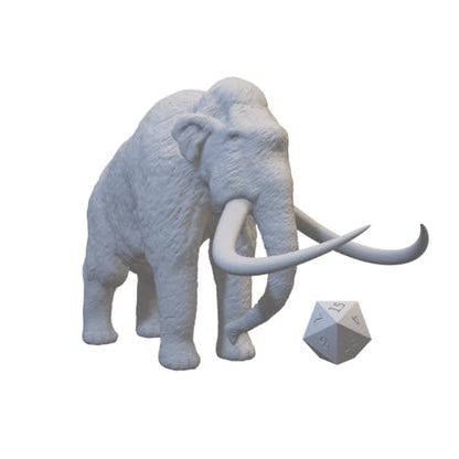 Huge Animal Miniature for DND Pathfinder RPG Unpainted Resin 28mm-32mm (Mammoth)
