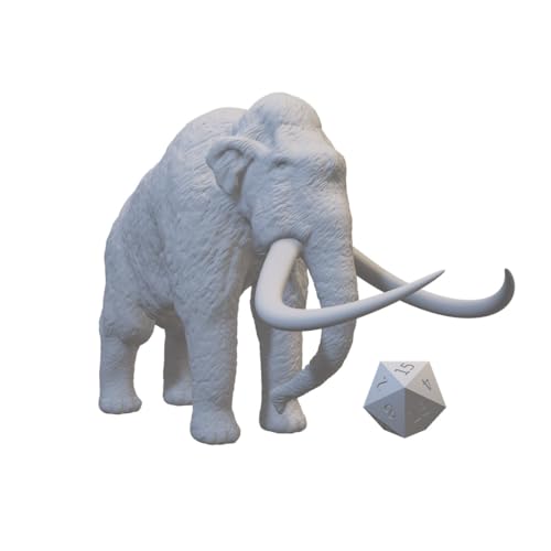 Huge Animal Miniature for DND Pathfinder RPG Unpainted Resin 28mm-32mm (Mammoth)
