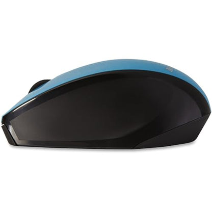Verbatim Wireless Multi-Trac Mouse 2.4GHz with Nano Receiver - Ergonomic, Blue LED, Portable Mouse for Mac and Windows - Blue, 1" x 5.2" x 8.2" (97993) | Blue LED technology with nano receiver and wireless connection for navigation, portability and tracki