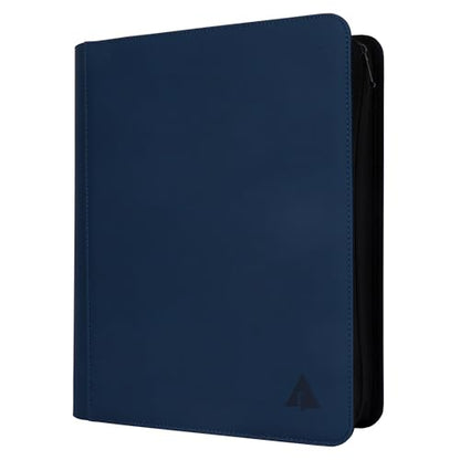 Top loader Binder, Holds 504 Top loaders, 9-Pocket Top Loader Binders with Sleeves for TCG & Sports Cards in 3'' x 4'' Top loaders -Blue - color: Blue