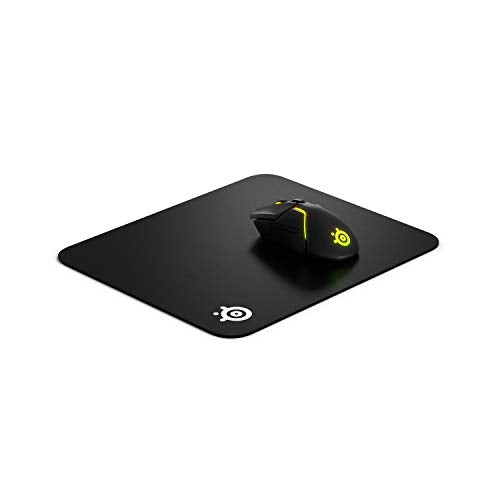 SteelSeries QcK Gaming Mouse Pad - Medium Hard - Minimal Friction - Pinpoint Accuracy - color: Black, size: Medium, style: Hard
