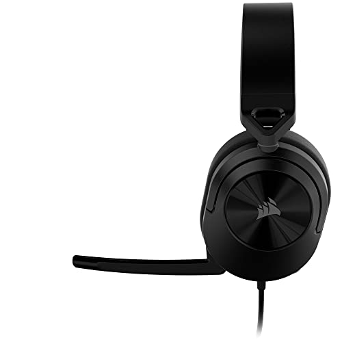 Corsair HS55 Stereo Wired Gaming Headset — Carbon (Renewed)