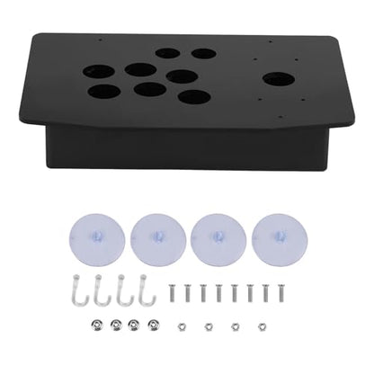 Black Acrylic Panel and Case DIY Set Kits, Black DIY Set Kits Acrylic Panel and Inclined Cases Replacement for ARCADE Game
