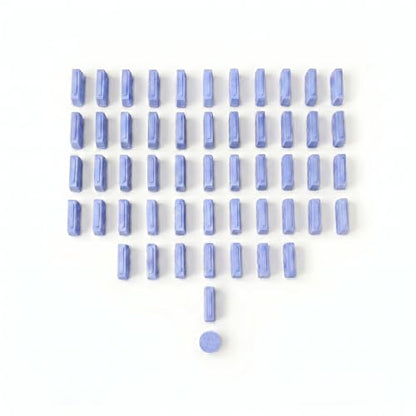 Replacement Train Pieces Compatible with Ticket to Ride (Blue) | Includes 45 standard train tokens, one marker and additional spare trains. - color: Blue
