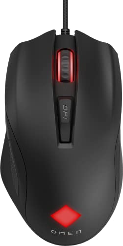 HP OMEN Vector Gaming Mouse with Ergonomic Design and Tunable Weight with RGB Lighting & Omron Switches (8BC53AA#ABL)
