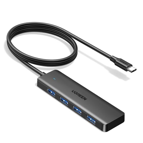 UGREEN USB C Hub, 4 Ports USB A Splitter Ultra-Slim USB Expander for Mouse, Keyboard, Flash Drive, U Disk, Printer Compatible with Laptop, Desktop PC, Xbox, PS5, and More 3.3FT - size: 3.3FT, style: USB-C