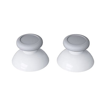 eXtremeRate Robot White & New Hope Gray Replacement 3D Joystick Thumbsticks, Analog Thumb Sticks with Cross Screwdriver for Nintendo Switch Pro Controller - color: New Hope Gray & Robot White