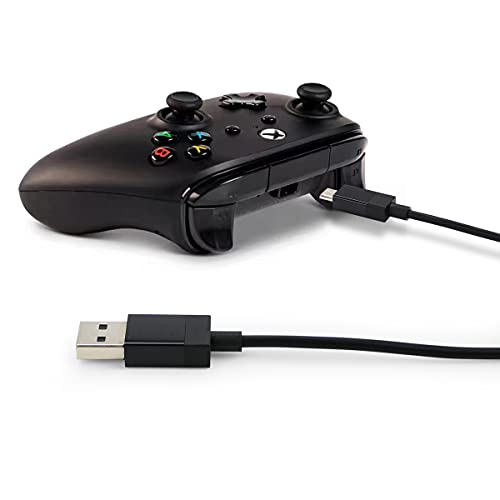 Charger Charging Cable for Xbox One Controller, Micro USB 2.0 Play Data Sync Cord for PlayStation 4, PS4 Slim/Pro Controller, Samsung Galaxy, Android Phone (2 Pack 10 Feet)