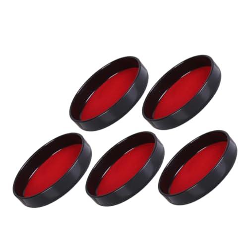 5pcs Professional Dice Cup Lid Plastic Dice Cup Lid Replacement Bottom Stand for Ktv Game Sturdy Noise Reduction Plush Lining Easy Installation