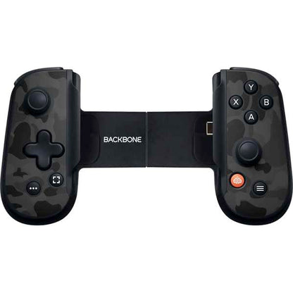 Skinit Decal Gaming Skin Compatible with Backbone One for iPhone Game Controller - Shark Teeth Grey Street Camo Design - color: Grey - CAMBPE11