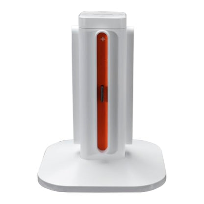 afbptek Switch 2 Joy Con Charging Station, LED Indicator, 4 Joycon Controller Charger Dock, USB Powered for Nintendo Switch2 JoyCon L/R, White - color: White