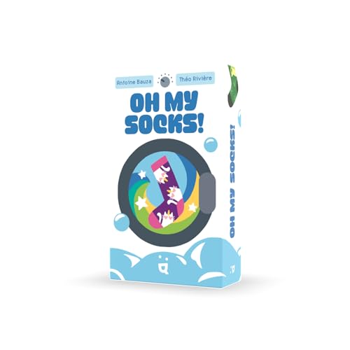 Oh, My Socks Card Game | Fast-Paced Sock Matching & Set Collection Strategy Game for Family, Kids & Adults, Ages 6+, 2-5 Players, 15 Mins