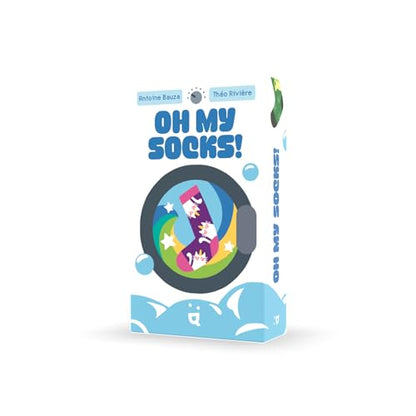 Oh, My Socks Card Game | Fast-Paced Sock Matching & Set Collection Strategy Game for Family, Kids & Adults, Ages 6+, 2-5 Players, 15 Mins
