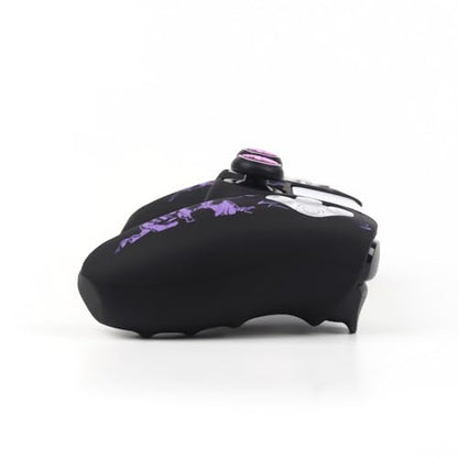 Horned Skull Controller Skin Cover Compatible with PS5/Playstation 5 Controller, RALAN Protector Case Customised Thumb Grip - color: Horned skull Purple