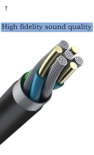 RUKUHOT Boom Mic Cable for Gaming Headsets,Microphone Audio Cable Mute Volume Control for PlayStation PS4 or Xbox One Controller, PC,3.5mm Jack Gaming Headphone Mic-Black