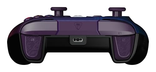 Turtle Beach Rematch Advanced Wired Gaming Controller for Xbox & PC | Xbox Series X|S, Xbox One, PC, 2 Remappable Buttons, Hall-Effect Triggers, Audio Controls, Mic Mute, Ergonomic, Purple Fade - color: Purple Fade