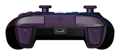 Turtle Beach Rematch Advanced Wired Gaming Controller for Xbox & PC | Xbox Series X|S, Xbox One, PC, 2 Remappable Buttons, Hall-Effect Triggers, Audio Controls, Mic Mute, Ergonomic, Purple Fade - color: Purple Fade