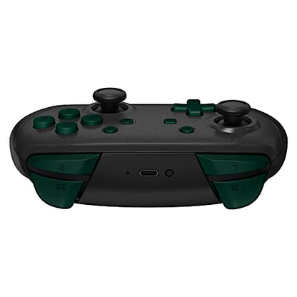 eXtremeRate Racing Green Repair ABXY D-pad ZR ZL L R Keys for Nintendo Switch Pro Controller, DIY Replacement Full Set Buttons with Tools for Nintendo Switch Pro Controller - Controller NOT Included - color: Racing Green