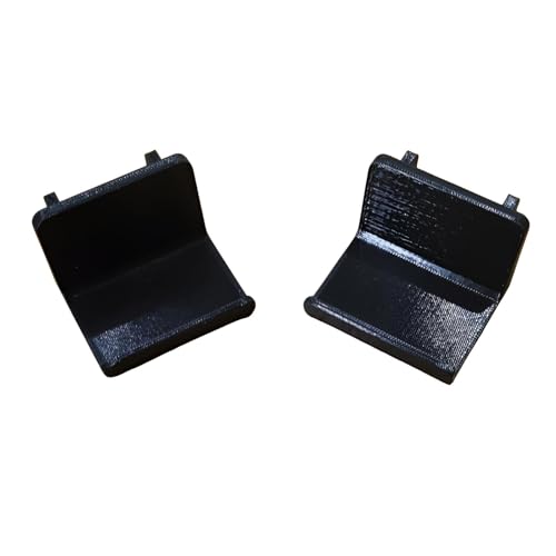 3D_ZeapoAI Headphone and Controller Holder for IKEA Skadis Pegboard Compatible with Xbox PS5 PS4 Controller 2Pcs - color: black