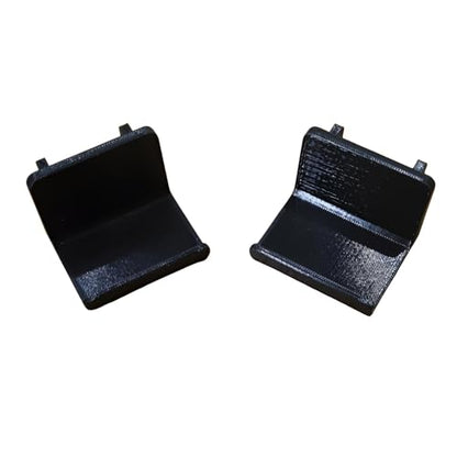 3D_ZeapoAI Headphone and Controller Holder for IKEA Skadis Pegboard Compatible with Xbox PS5 PS4 Controller 2Pcs - color: black