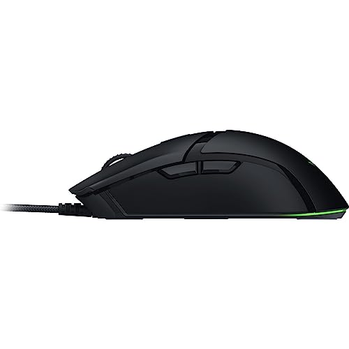 Razer Cobra Wired Gaming Mouse, Gen-3 Optical Switches, 58g, Black | Chroma RGB Lighting with Underglow, Precise 8500 DPI Optical Sensor, 100% PTFE Mouse Feet - color: Black