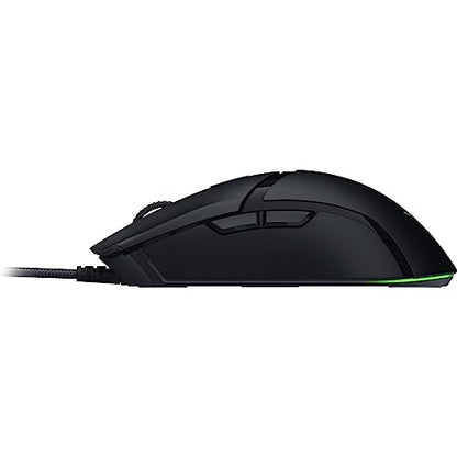 Razer Cobra Wired Gaming Mouse, Gen-3 Optical Switches, 58g, Black | Chroma RGB Lighting with Underglow, Precise 8500 DPI Optical Sensor, 100% PTFE Mouse Feet - color: Black