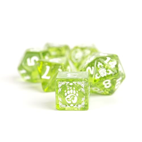 D&D Adventure Dice (Druid Class: Green) - style: Druid Class: Green