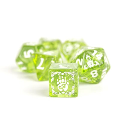 D&D Adventure Dice (Druid Class: Green) - style: Druid Class: Green