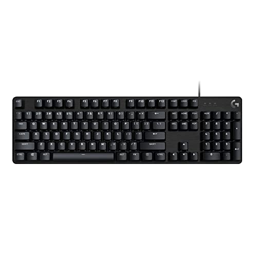 Logitech G413 SE Full-Size Mechanical Gaming Keyboard - Black | Backlit, anti-ghosting, compatible with Windows and macOS, aluminum material - size: Full Size