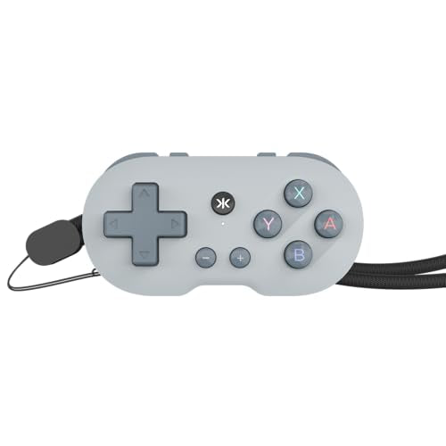 CRKD ATOM - Collectible Keychain Controller for Nintendo Switch, PC, Mac, Mobile and Smart TV (OG Grey) - color: OG Grey