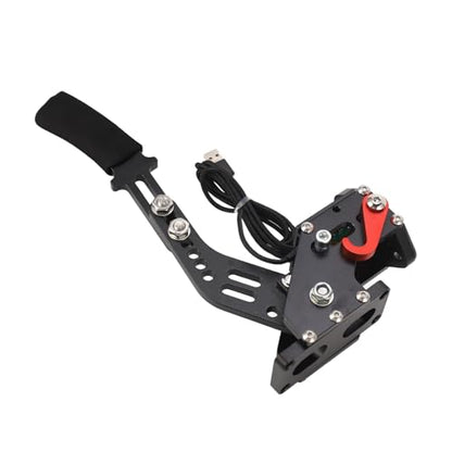 USB Handbrake, 14Bit PC USB Handbrake for Racing Games G27 G25 G29 T500 T300 Fanatecosw Lfs Dirt Rally (Black)